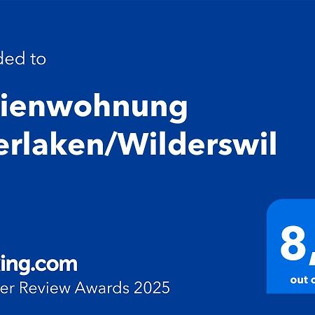 Ferienwohnung Interlaken/Wilderswil Exteriér fotografie
